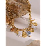 Gold Coastal Charm Necklace