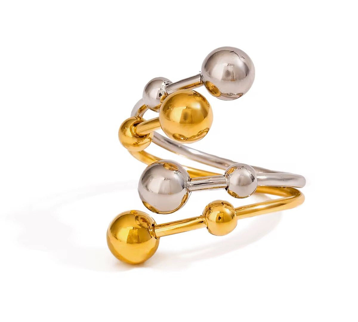 Alia Mixed Metal Ring - ILLUSIVE JEWELS USA