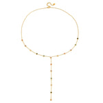 Alora Dangling Gemstone Necklace - ILLUSIVE JEWELS USA