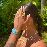 Alora Gold Hand Chain - ILLUSIVE JEWELS USA