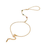 Alora Gold Hand Chain - ILLUSIVE JEWELS USA