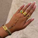 Alvie Gold Hand Chain - ILLUSIVE JEWELS USA