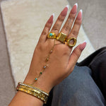 Alvie Gold Hand Chain - ILLUSIVE JEWELS USA