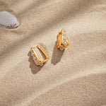 Amara Pearl Huggies - ILLUSIVE JEWELS USA