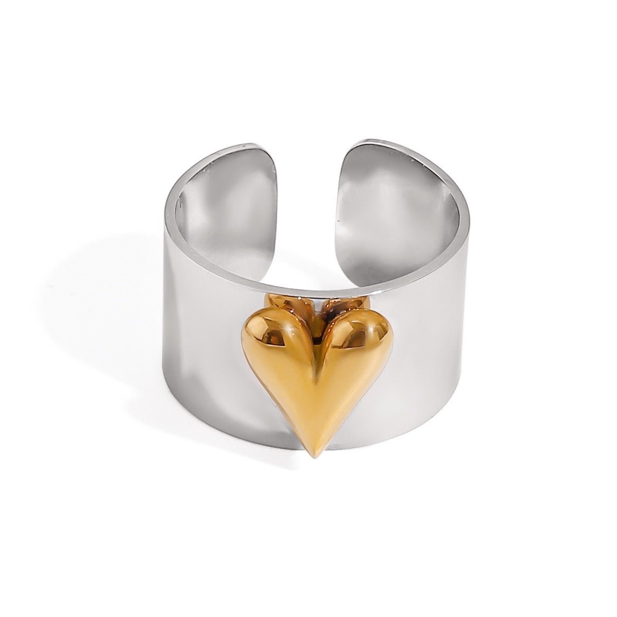 Amor Mixed Metal Ring - ILLUSIVE JEWELS USA