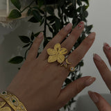 Anaya Flower Ring - ILLUSIVE JEWELS USA