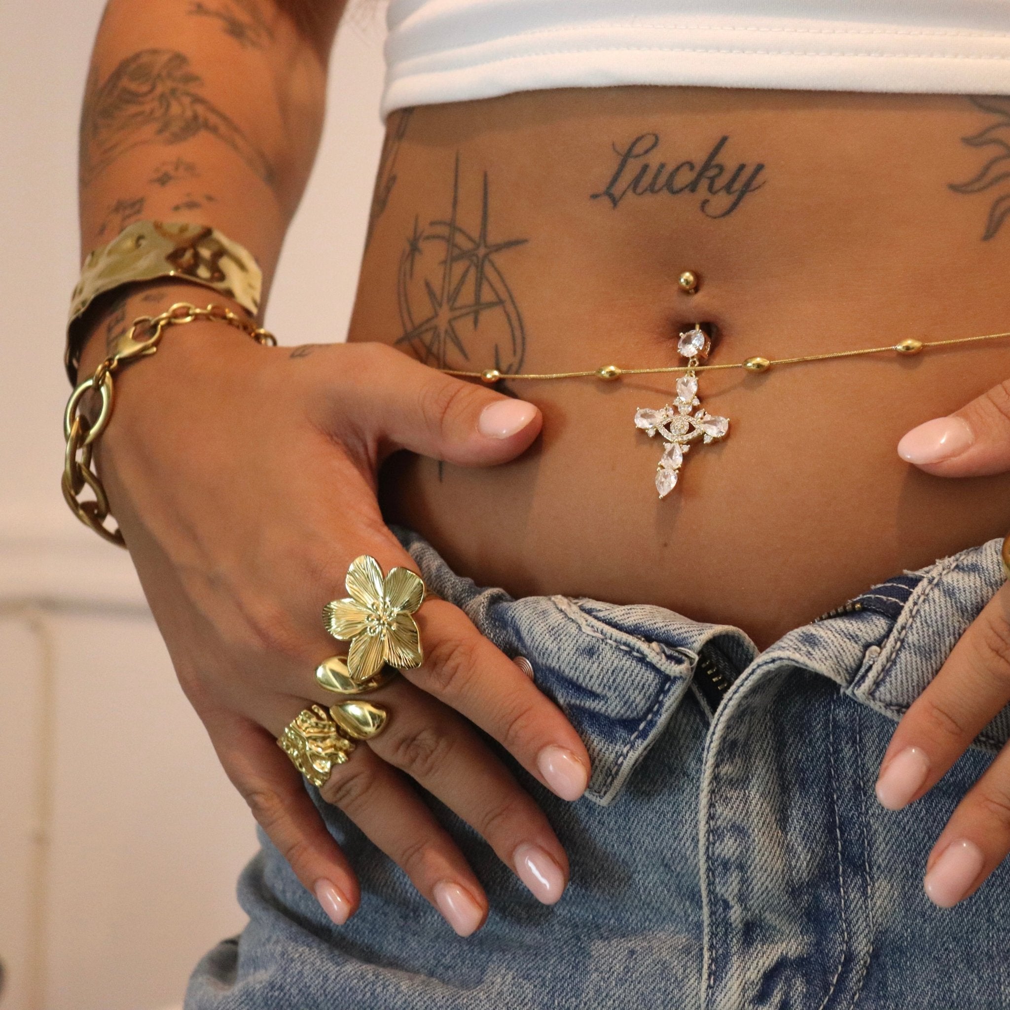 Anaya Flower Ring - ILLUSIVE JEWELS USA