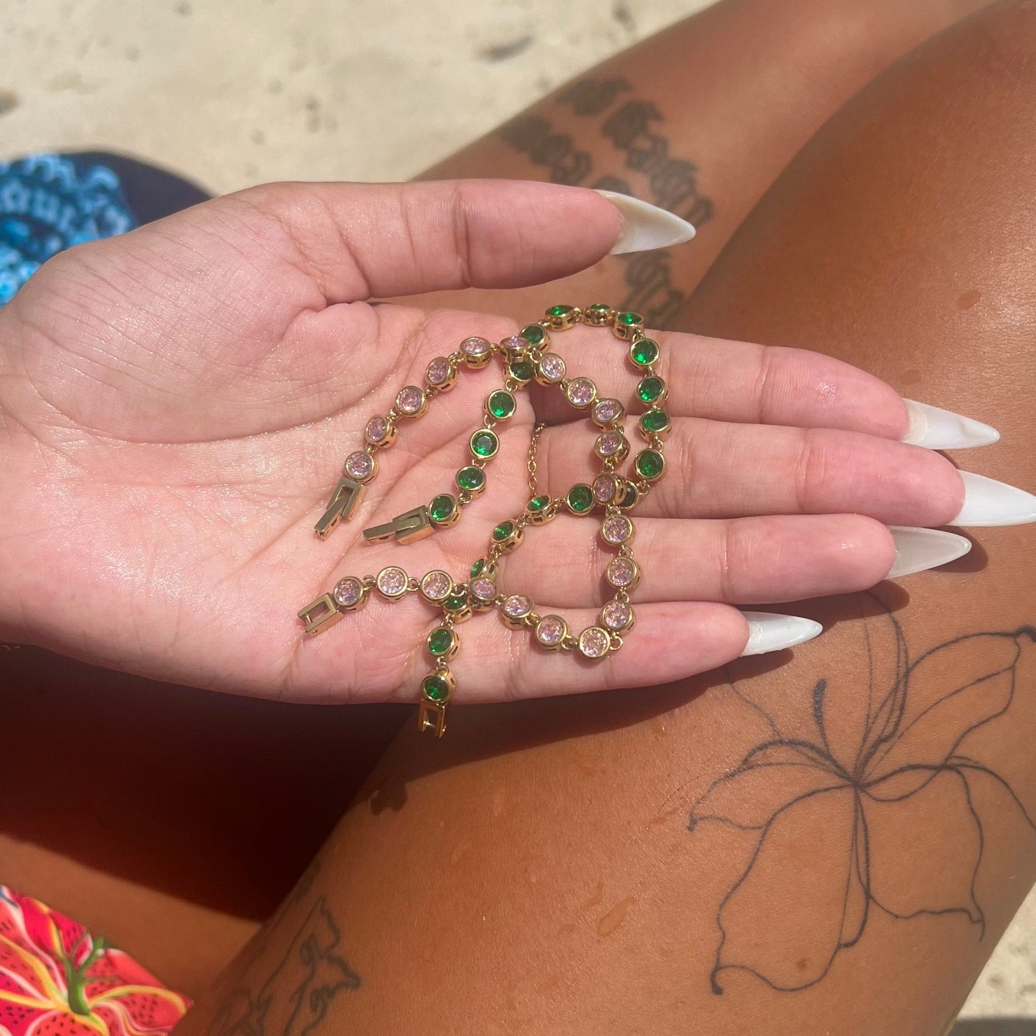 Angel Green Gold Bracelet - ILLUSIVE JEWELS USA