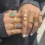 Asha Gold Ring - ILLUSIVE JEWELS USA