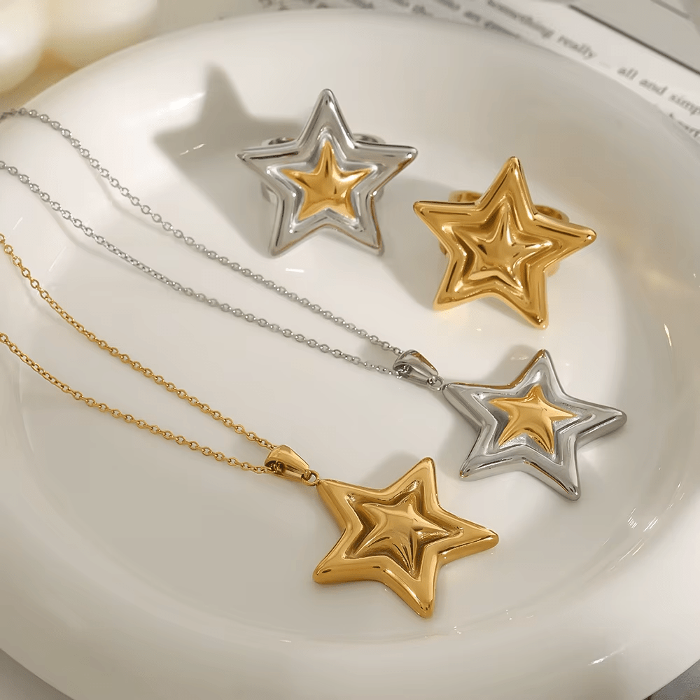 Astra Gold Necklace - ILLUSIVE JEWELS USA