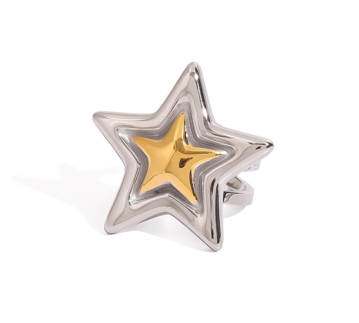 Astra Mixed Metal Ring - ILLUSIVE JEWELS USA