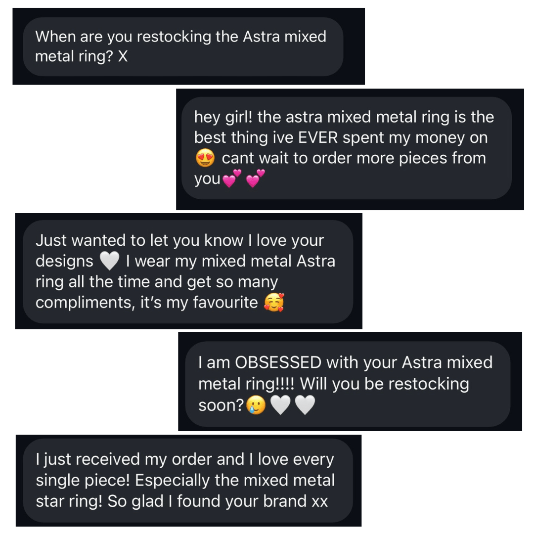 Astra Mixed Metal Ring - Illusive Jewels