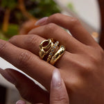 Aurelia Beaded Ring - ILLUSIVE JEWELS USA