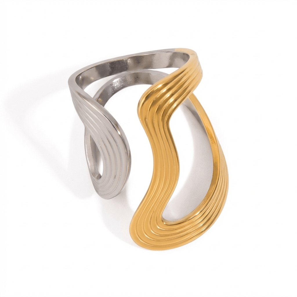 Avery Mixed Metal Ring - ILLUSIVE JEWELS USA