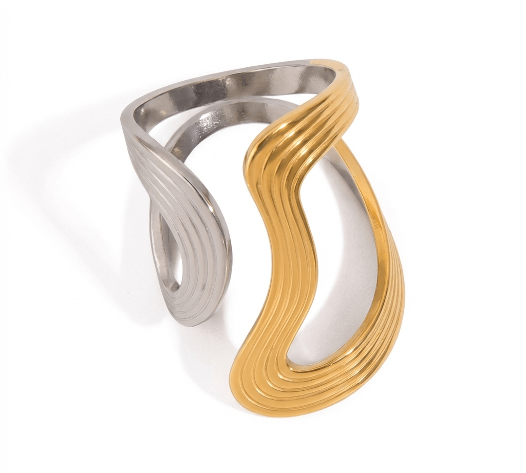 Avery Mixed Metal Ring - ILLUSIVE JEWELS USA