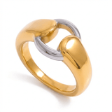 Avery Mixed Metal Ring - ILLUSIVE JEWELS USA