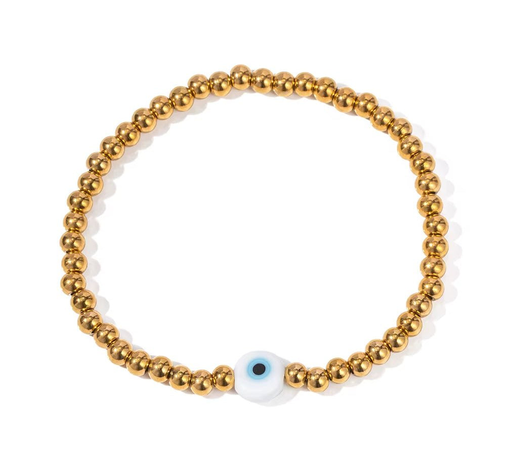 Beaded Eye Bracelet - ILLUSIVE JEWELS USA
