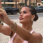 Bubble Letter Initial Necklace - ILLUSIVE JEWELS USA