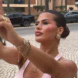 Bubble Letter Initial Necklace - ILLUSIVE JEWELS USA