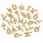 Bubble Letter Initial Necklace - ILLUSIVE JEWELS USA