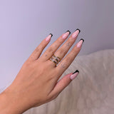 Clara Mixed Metal Ring - ILLUSIVE JEWELS USA