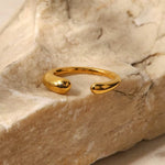 Clea Gold Open Ring - ILLUSIVE JEWELS USA