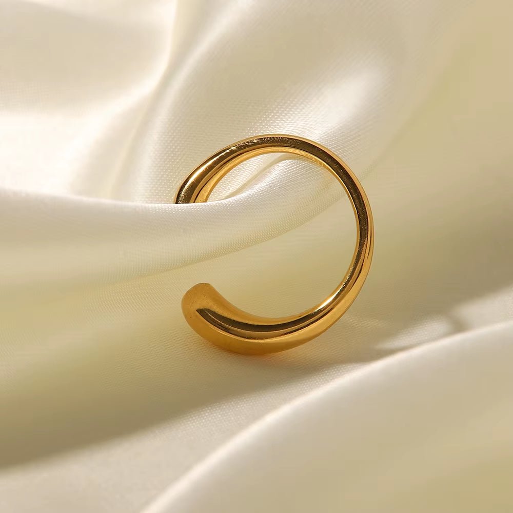 Clea Gold Open Ring - ILLUSIVE JEWELS USA