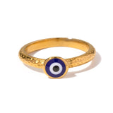 Dainty Evil Eye Ring - ILLUSIVE JEWELS USA