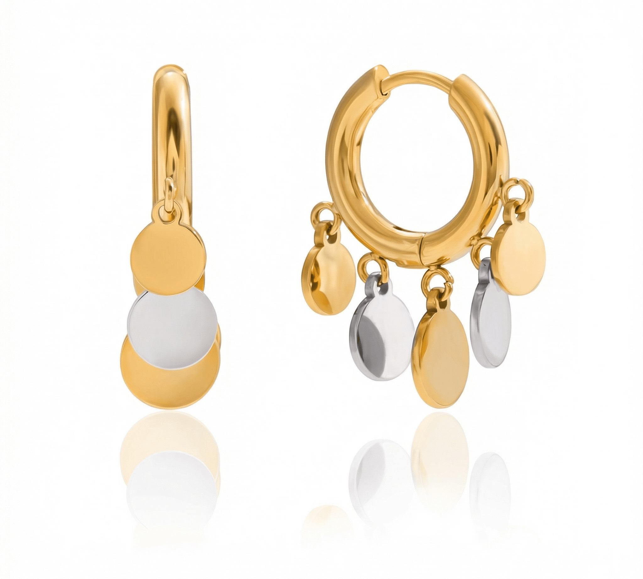 Dangle Coin Earrings - ILLUSIVE JEWELS USA