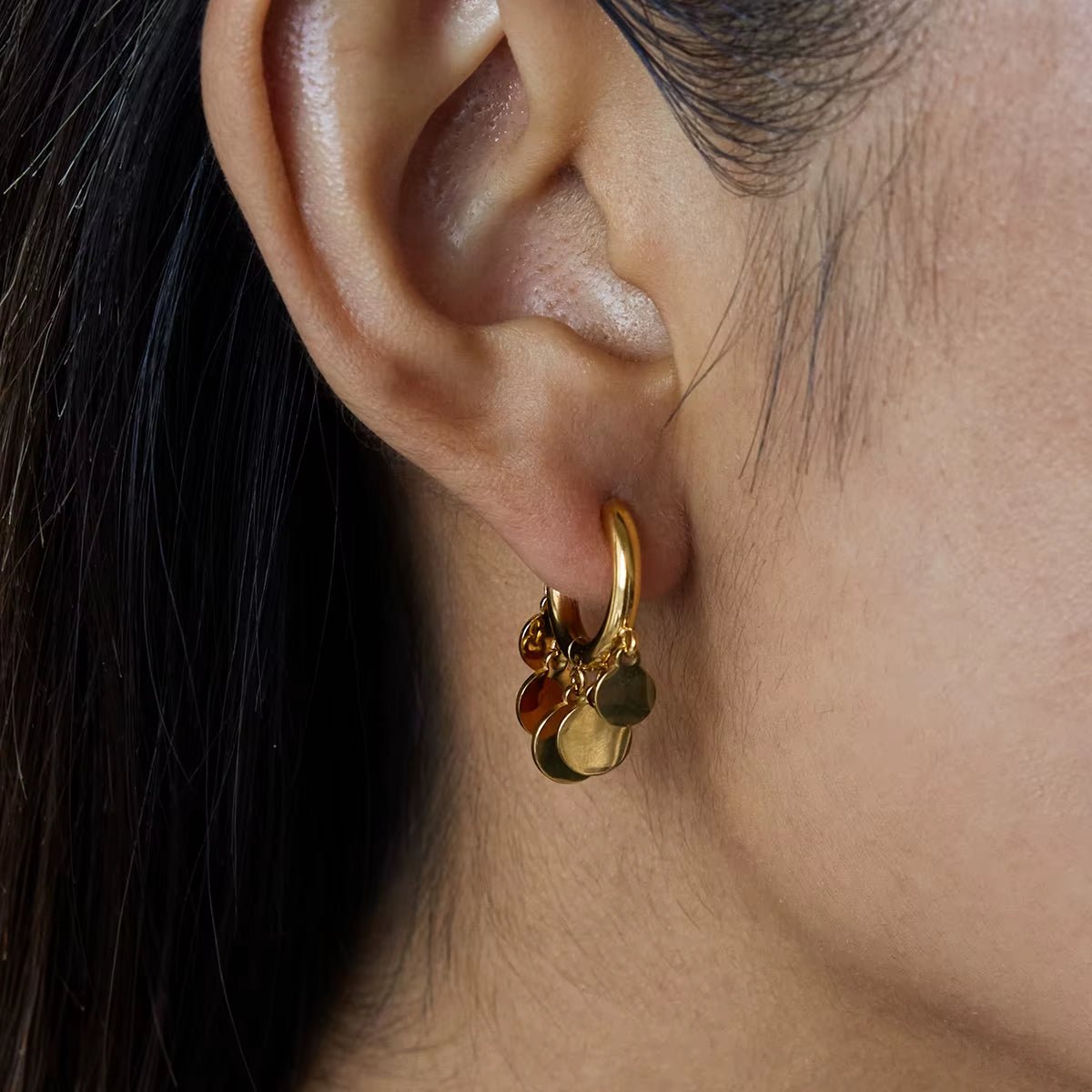 Dangle Coin Earrings - ILLUSIVE JEWELS USA