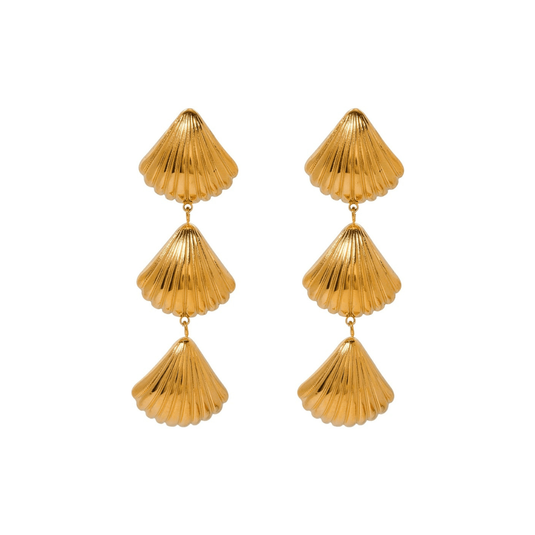 Dangling Shell Stud Earrings - ILLUSIVE JEWELS USA