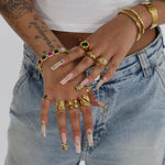 Emerald Treasure Ring - ILLUSIVE JEWELS USA