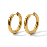 Essential Gold Hoops - ILLUSIVE JEWELS USA