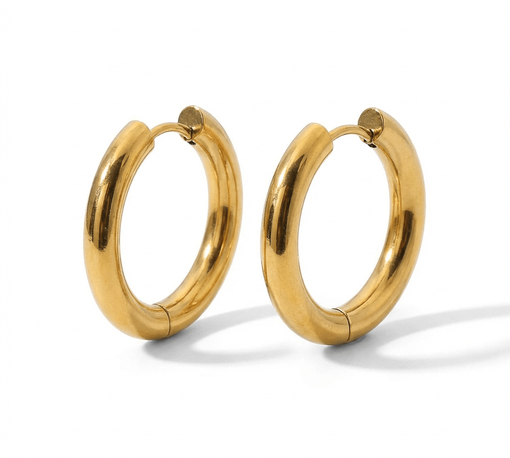 Essential Gold Hoops - ILLUSIVE JEWELS USA