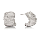 Etta Silver Stud Earrings - ILLUSIVE JEWELS USA