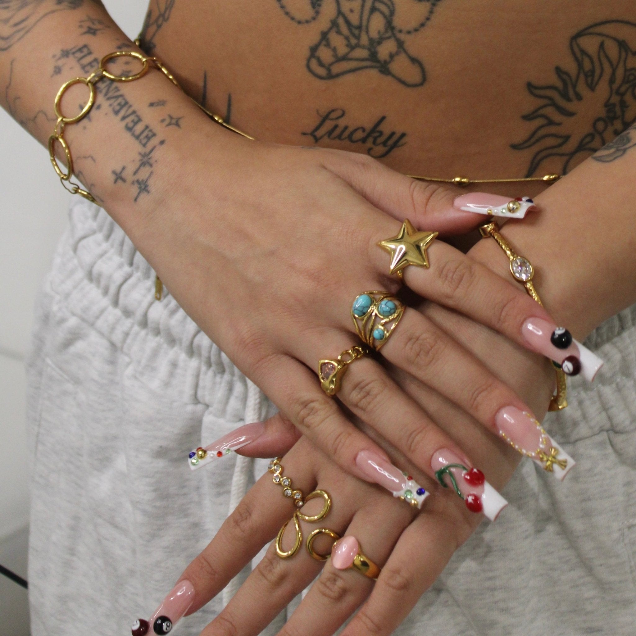 Geometric Blue Tiger Eye Ring - ILLUSIVE JEWELS USA