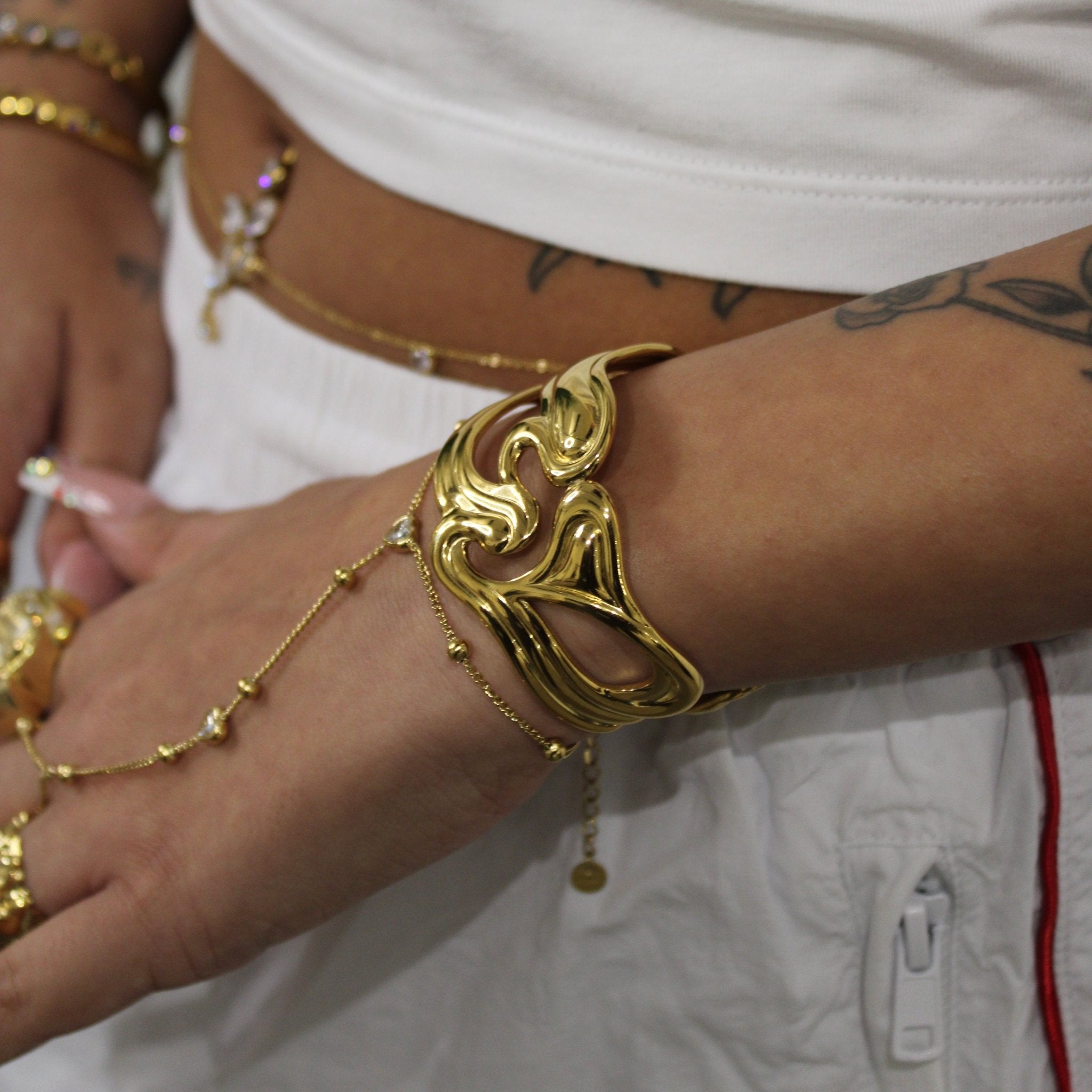 Geometric Chunky Bracelet - ILLUSIVE JEWELS USA