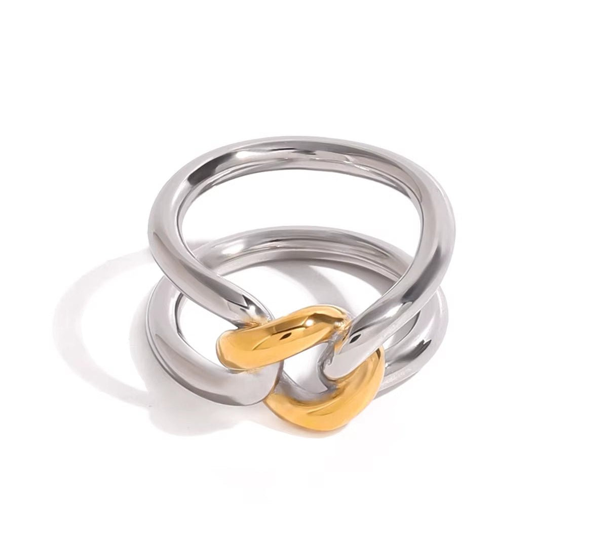 Gia Link Ring - ILLUSIVE JEWELS USA