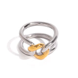 Gia Link Ring - ILLUSIVE JEWELS USA