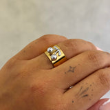 Gold Cherry Ring - ILLUSIVE JEWELS USA