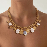 Gold Coastal Charm Necklace - ILLUSIVE JEWELS USA