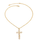 Gold Cross Necklace - ILLUSIVE JEWELS USA
