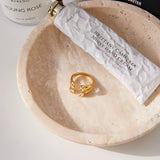 Gold Gem Ring - ILLUSIVE JEWELS USA