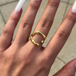 Gold Geometric Ring - ILLUSIVE JEWELS USA
