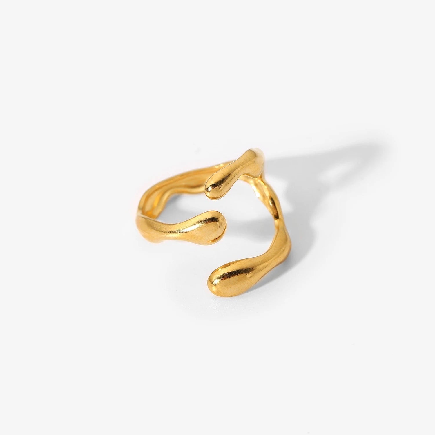 Gold Geometric Ring - ILLUSIVE JEWELS USA