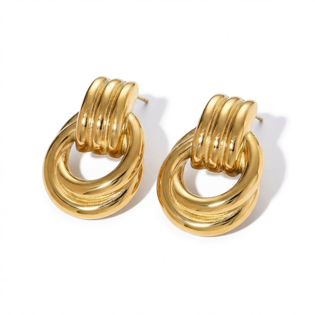 Gold Hoop Earrings - ILLUSIVE JEWELS USA
