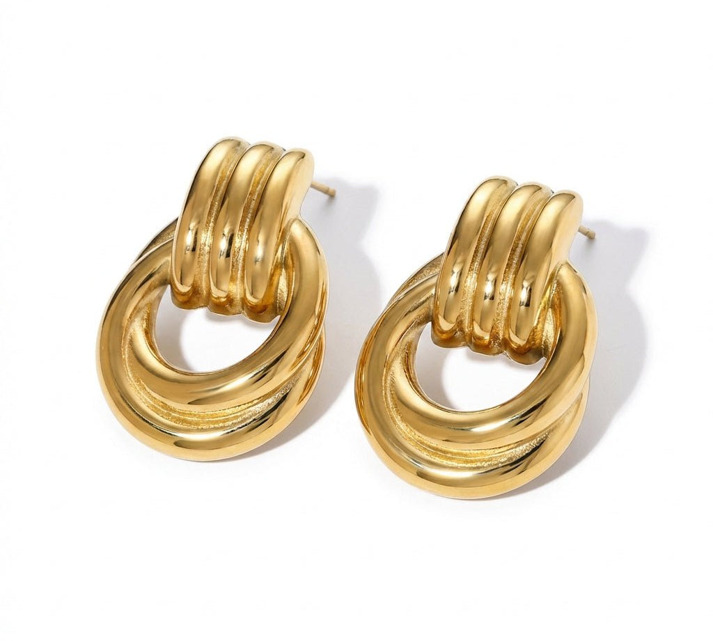 Gold Hoop Earrings - ILLUSIVE JEWELS USA