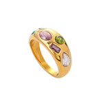 Gold Palette Ring - ILLUSIVE JEWELS USA