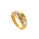 Gold Palette Ring - ILLUSIVE JEWELS USA