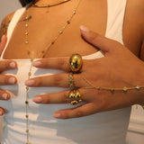 Gold Rainbow Ring - ILLUSIVE JEWELS USA